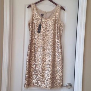 Talbots Gold Dress
